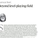 27 November 2023, Express Tribune, Beyond level playing field 1